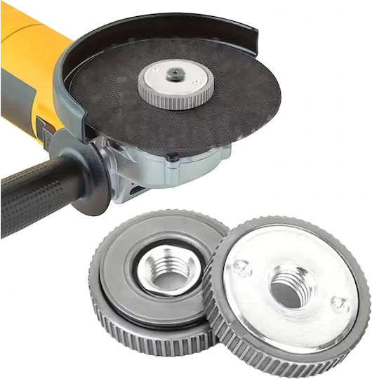 M14 Adapter Angle Grinder Zola Self-locking Universal Steel 5 X 1.3 Cm Silver