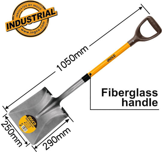 Ingco Shovel with Plastic Handle
