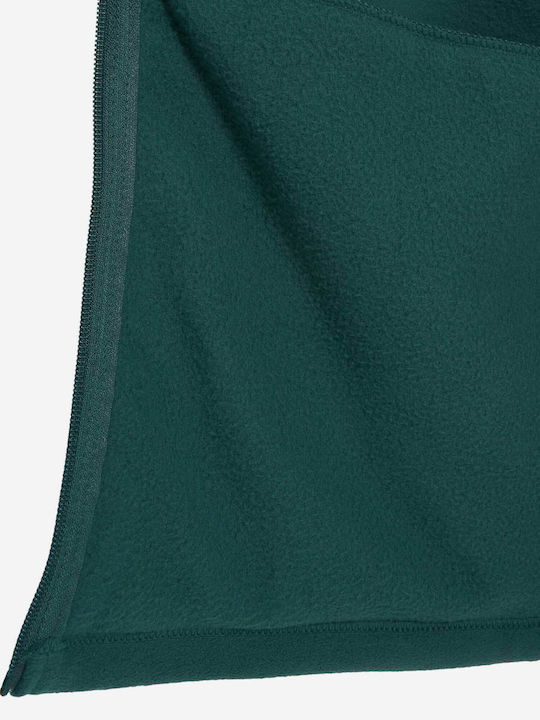 Men's Fleece Cardigan Green