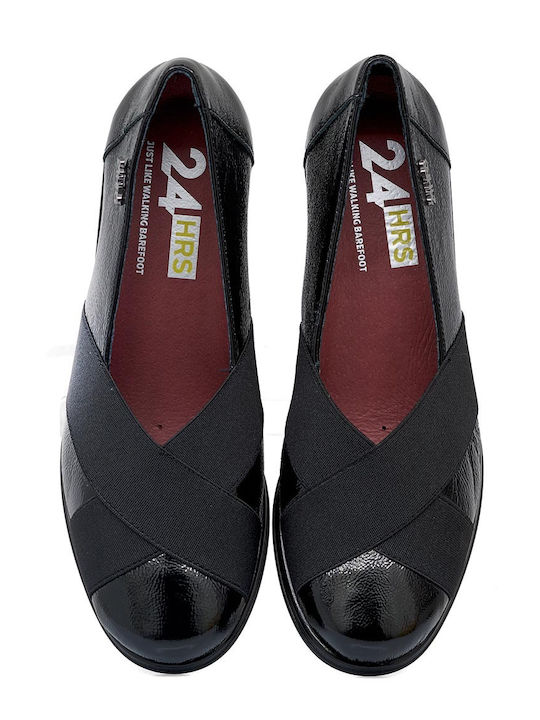 Leder Pumps Schwarz