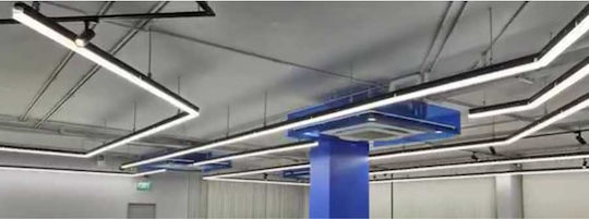 Elvhx Commercial Linear LED Ceiling Light 50W Warm to Cool White