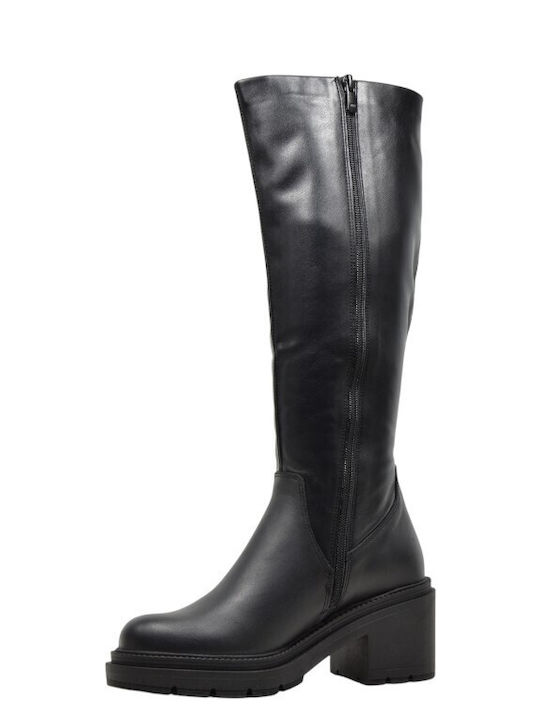 Leather Women's Boots Black