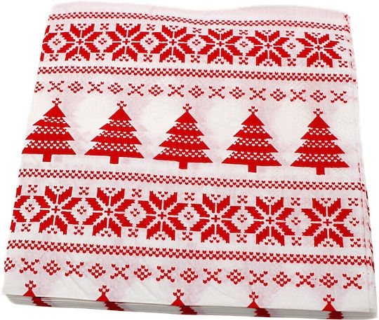 Set of Christmas Napkins L33xW33cm. 20pcs