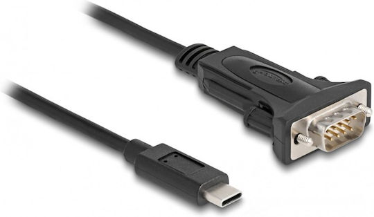 DeLock Μετατροπέας USB-C male σε Serial male 1τμχ 64125