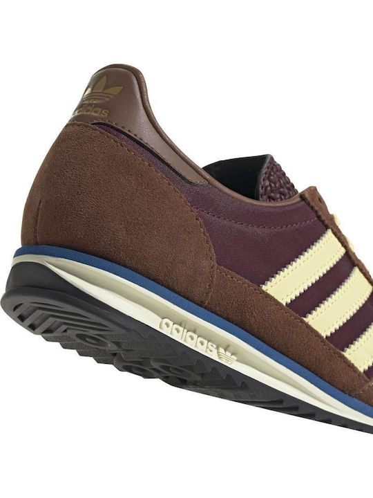 Sl 72 Og Sneakers Maroon / Almond Yellow / Preloved Brown