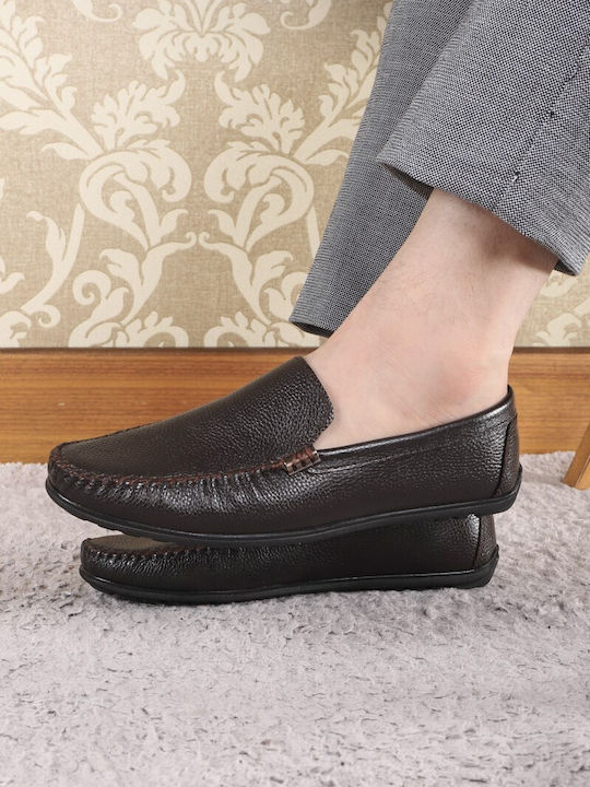 Men's Leather Moccasins Brown