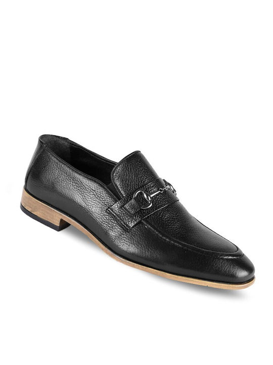 Men's Leather Moccasins Black