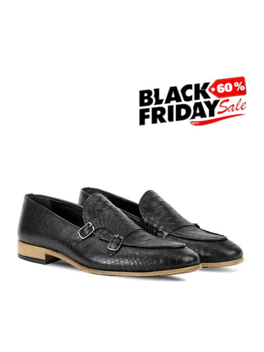 Men's Leather Moccasins Black