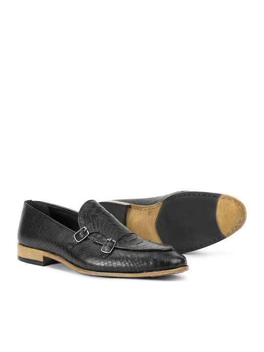 Men's Leather Moccasins Black