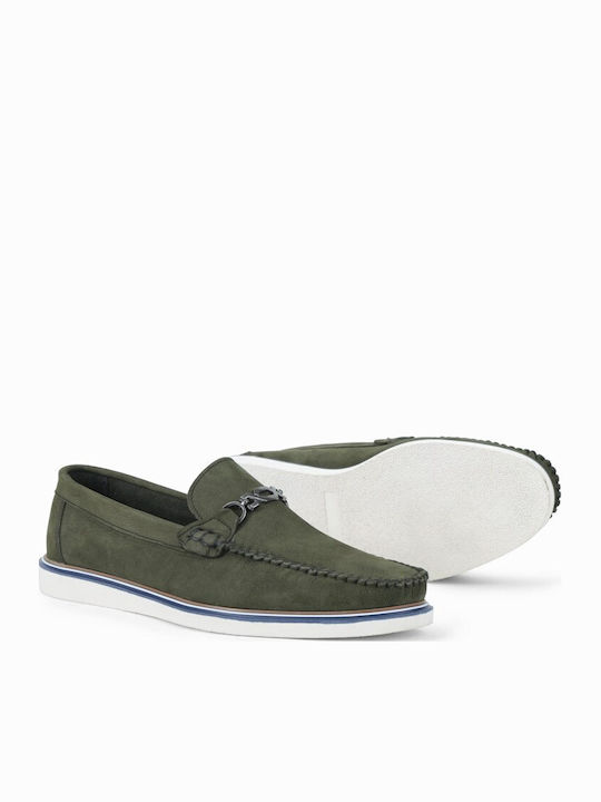 Mocasini barbati in Verde Culori