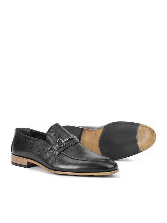Men's Leather Moccasins Black