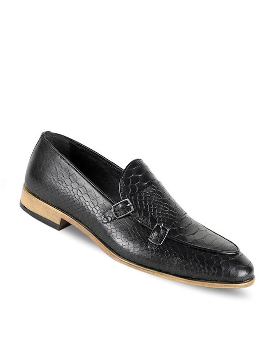 Men's Leather Moccasins Black