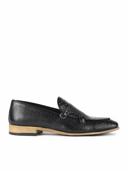 Men's Leather Moccasins Black