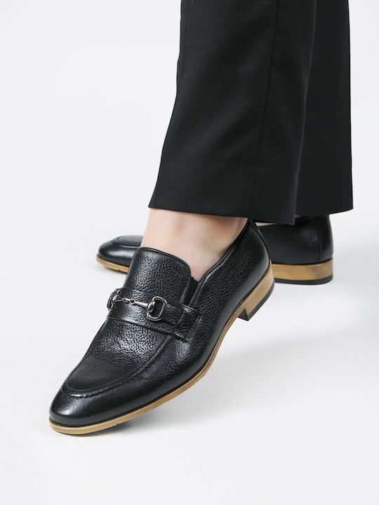 Men's Leather Moccasins Black
