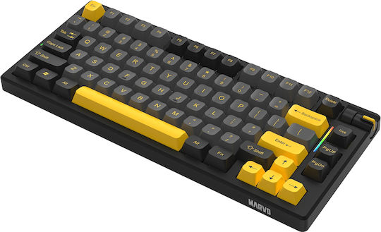 Marvo KG958W Ασύρματο Gaming Μηχανικό Πληκτρολόγιο 60% με Custom διακόπτες και RGB φωτισμό (Αγγλικό US)