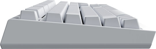 Ducky One X Ασύρματο Gaming Πληκτρολόγιο με RGB φωτισμό (Αγγλικό US) Λευκό