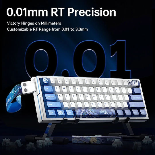 ATK EDGE 60 HE Master Ηall Effect Gaming Πληκτρολόγιο 60% με Gateron Magnetic Jade Pro διακόπτες και RGB φωτισμό (Αγγλικό US) Leviatan