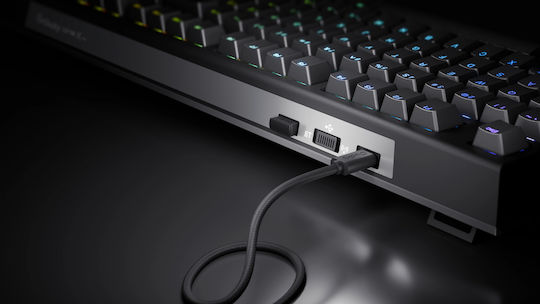 Ducky One X Ασύρματο Gaming Πληκτρολόγιο με RGB φωτισμό (Αγγλικό US) Λευκό