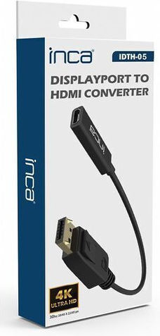 Inca Converter DisplayPort male to HDMI female 1pcs IDTH-05