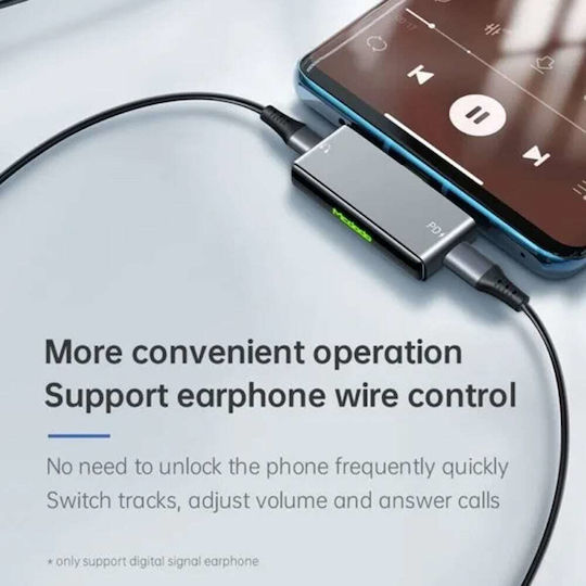 Konverter USB-C männlich zu USB-C 2x weiblich Gray 1Stück CA-7670