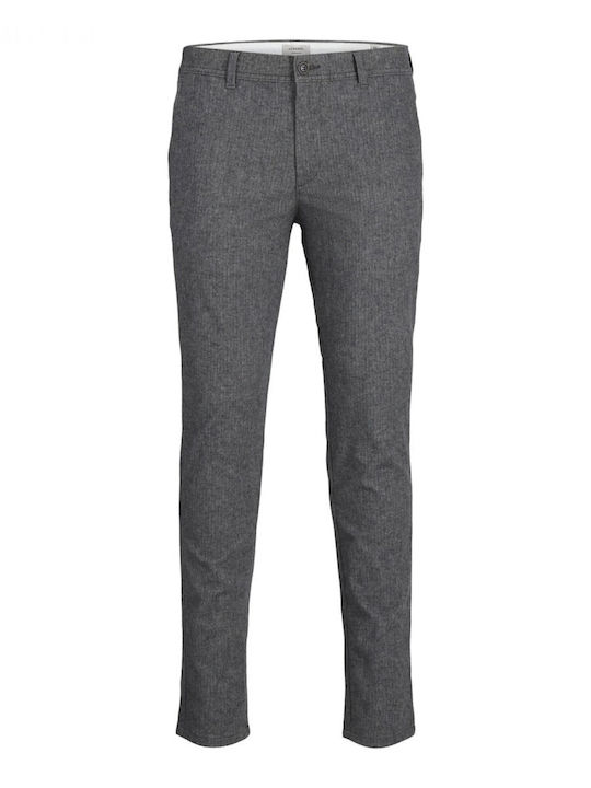 Παντελόνι Chino Ελαστικό σε Slim Εφαρμογή Light Grey Melange