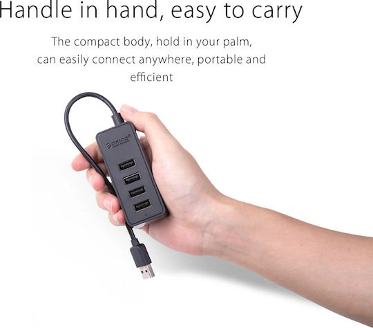 Orico USB Хъб с 4 Порта USB 3.0 с Връзка USB-A