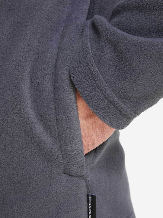 Men's Fleece Cardigan Grey