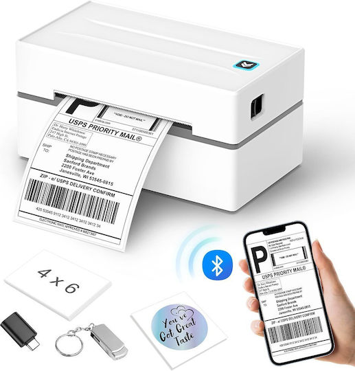 Inateck PR40 Thermal Label Printer 40-110mm Bluetooth USB
