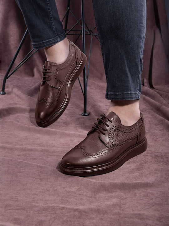 Leder Herrenschuhe Braun