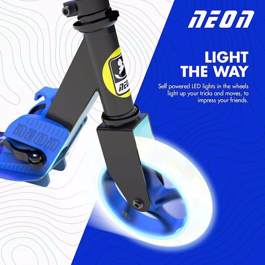 Y Volution Scuter Copii Neon cu 2 Roți pentru 5+ Ani Albastru