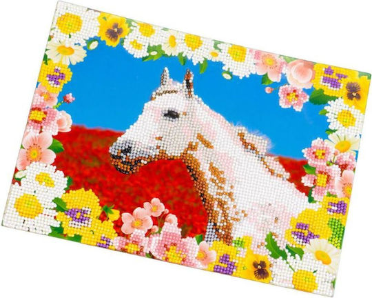 Nice Diamantiny Level Up Δημιουργικό Σετ Μωσαϊκού “wild White Horse” Πολύχρωμα Διαμαντάκια 96206 8+ Ετών
