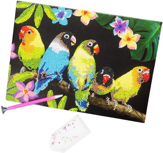 Nice Diamantiny Level Up Творчески Комплект Мозайка “Wild Lovebirds” Многоцветни Диамантени Камъчета 96210 8+ Години