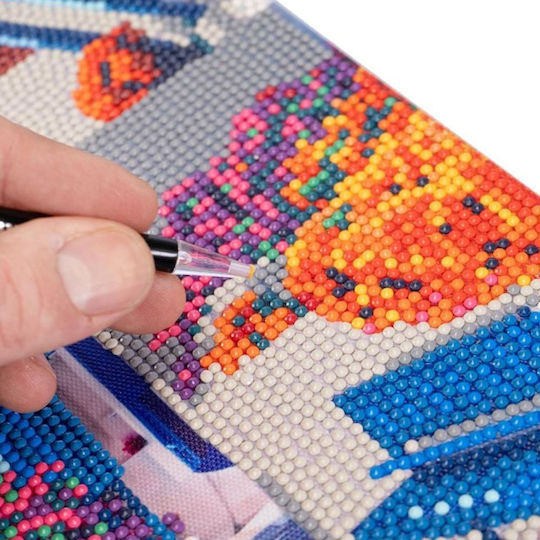 Nice Diamantiny Quadro II DIY Art Mosaic Blue Balconies 3D Diamonds 96568 8+ Years