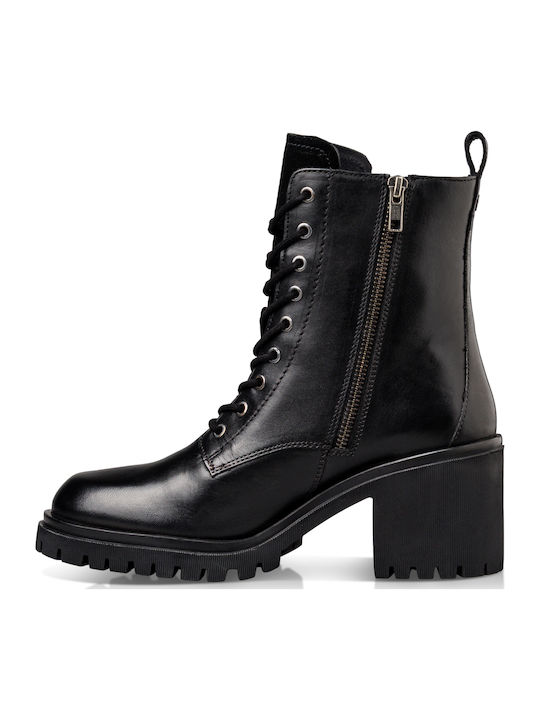 Leather Women's Ankle Boots Black