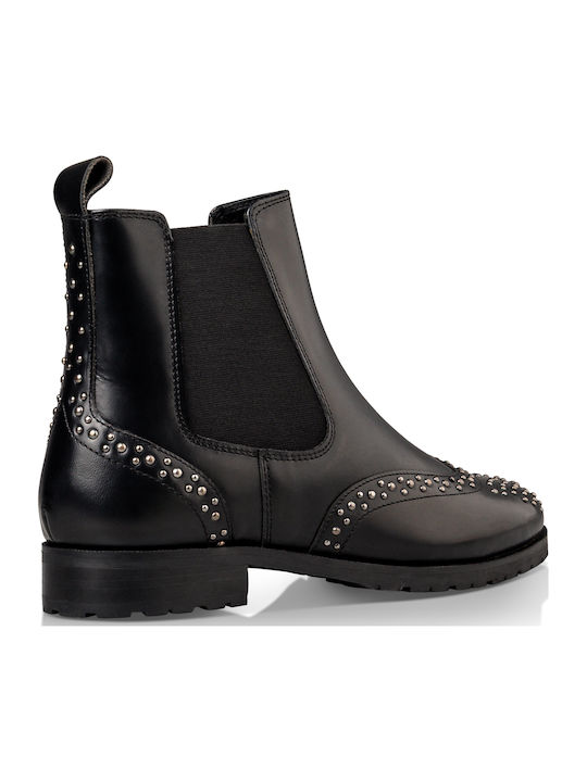 Leather Women's Chelsea Boots Black