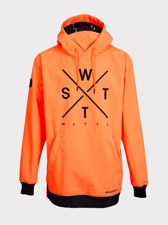 Watts 8-1Orbital-W5001 Masculin Jachetă Coajă moale pentru Schi & Snowboard Portocaliu
