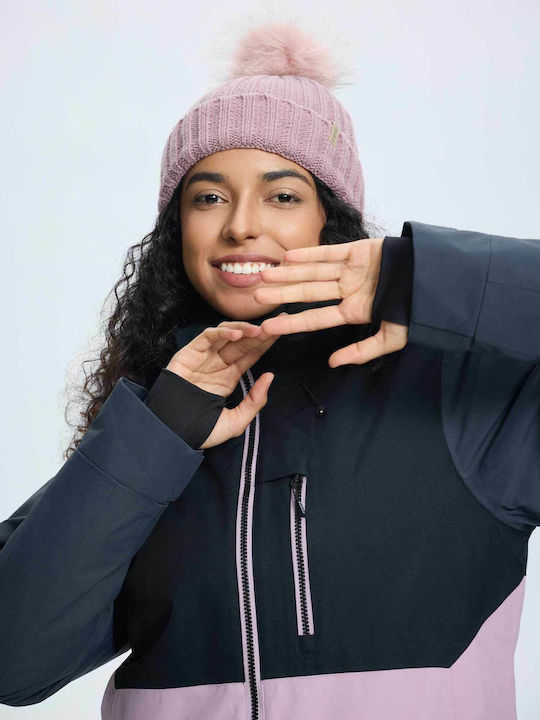 Icepeak Cathay 53229659-623 Γυναικείο Μπουφάν για Σκι & Snowboard Ροζ