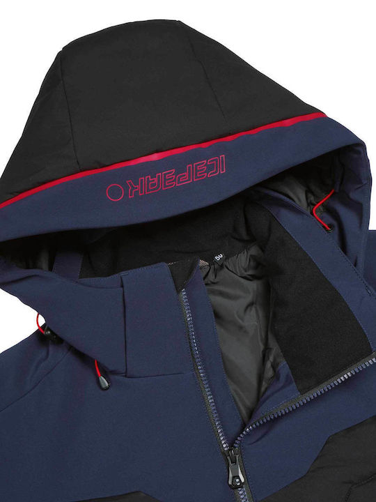 Icepeak Men's Soft Shell Ski & Snowboard Jacket Blue 57820542-390
