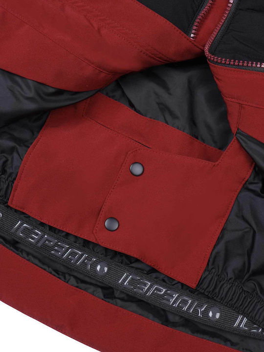Icepeak 57820542-690 Ανδρικό Μπουφάν Soft Shell για Σκι & Snowboard Ροζ