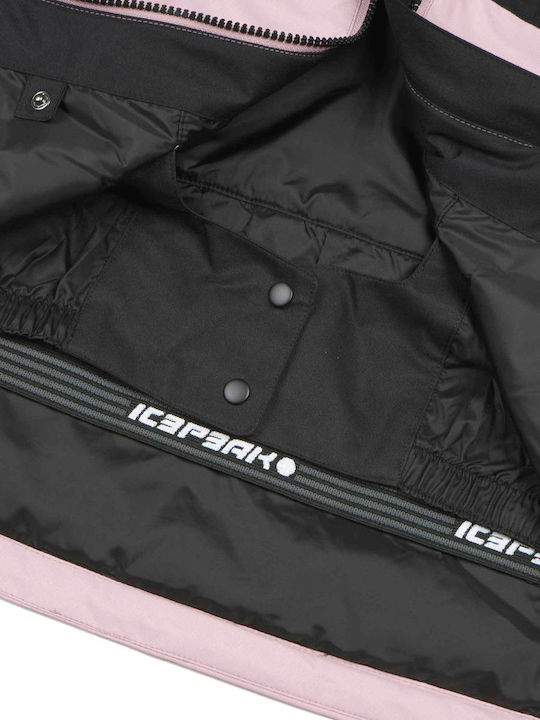 Icepeak Cathay 53229659-623 Γυναικείο Μπουφάν για Σκι & Snowboard Ροζ