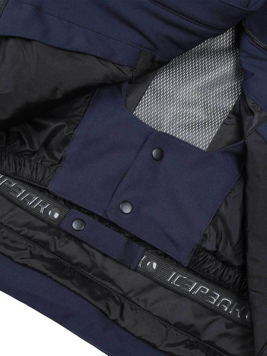 Icepeak 56124839-390 Männer Jacke aus für Ski & Snowboard Blau
