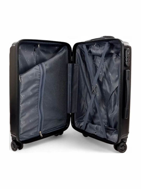 Playful Bags Hard Black Suitcases With 4 Wheels