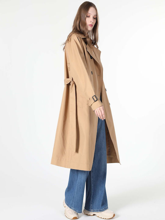 Femeie Brown Palton