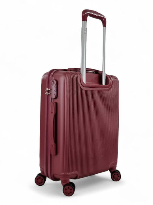 Playful Bags Travel Suitcases Hard Bordeaux with 4 Wheels