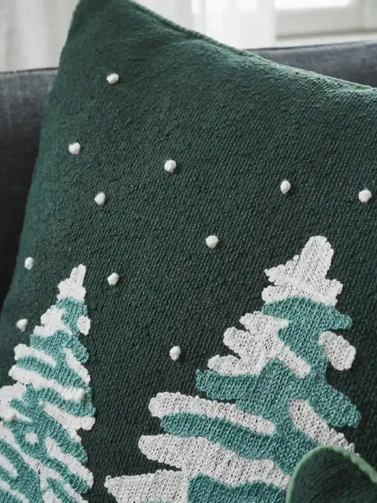 Gofis Home Christmas Decorative Pillowcase Green 43x43cm