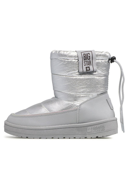 Damenstiefel Silber