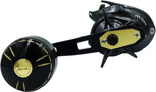Kendozo Lures Tensa 401 Fishing Reel for Vertical Jigging Tai Rubber for Left-Handers