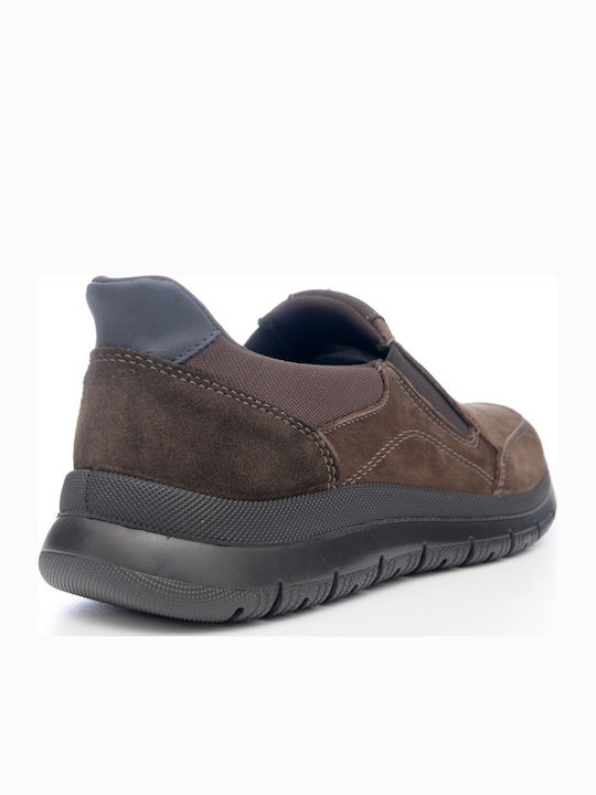 Leder Herren Freizeitschuhe Anatomisch Braun