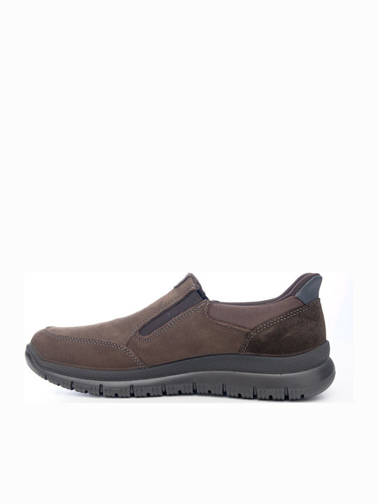 Leder Herren Freizeitschuhe Anatomisch Braun