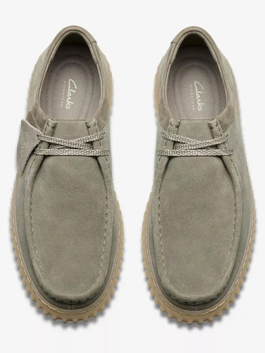 Torhill Lo Wildleder Herren Freizeitschuhe Grün